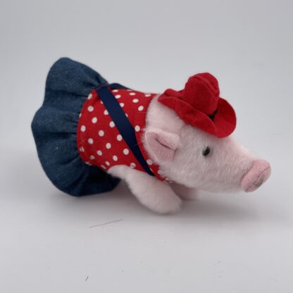 Prissy Cowgirl Pig By Ganz