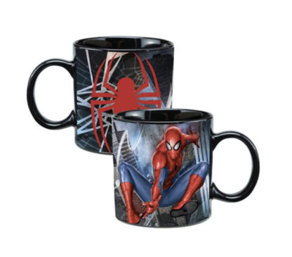 Spider Man 20 Oz Ceramic Heat Reactive Mug