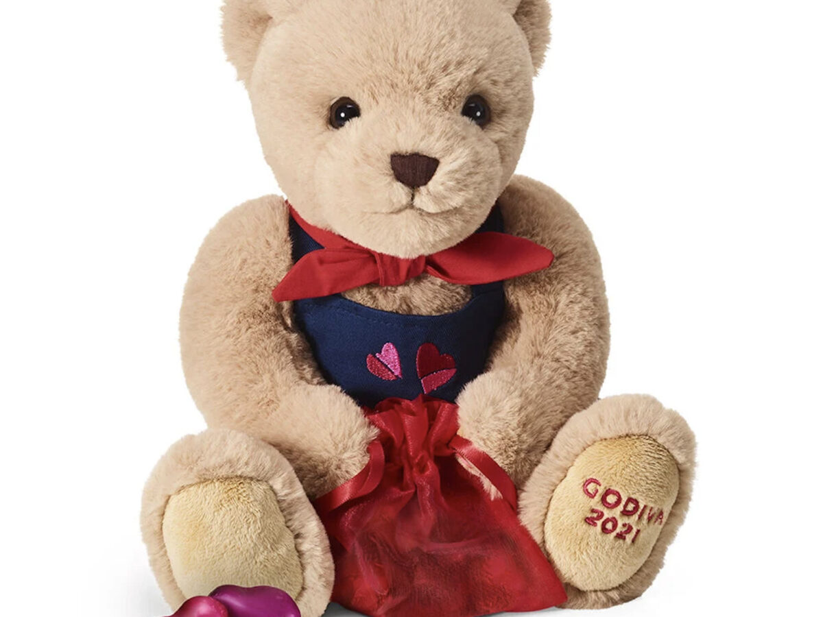 godiva bear valentine