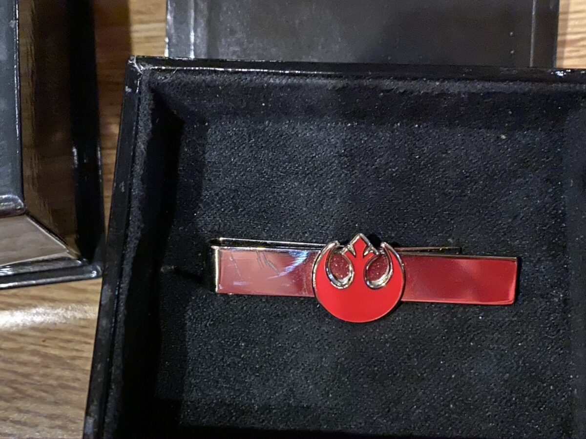 Star Wars Rebel Red Tie Clip Bar Men's Accessories Geek Gift Dress Shirt Tie