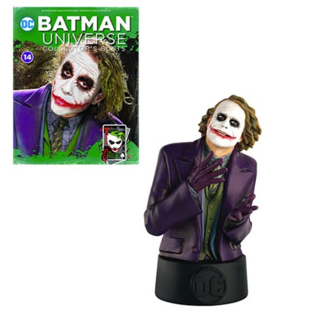 DC Batman Universe Dark Knight Movie Joker Bust with Collector