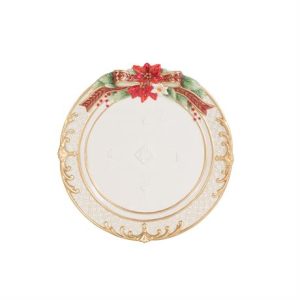 Cardinal Christmas Holiday Platter by Fitz and Floyd (49-759)