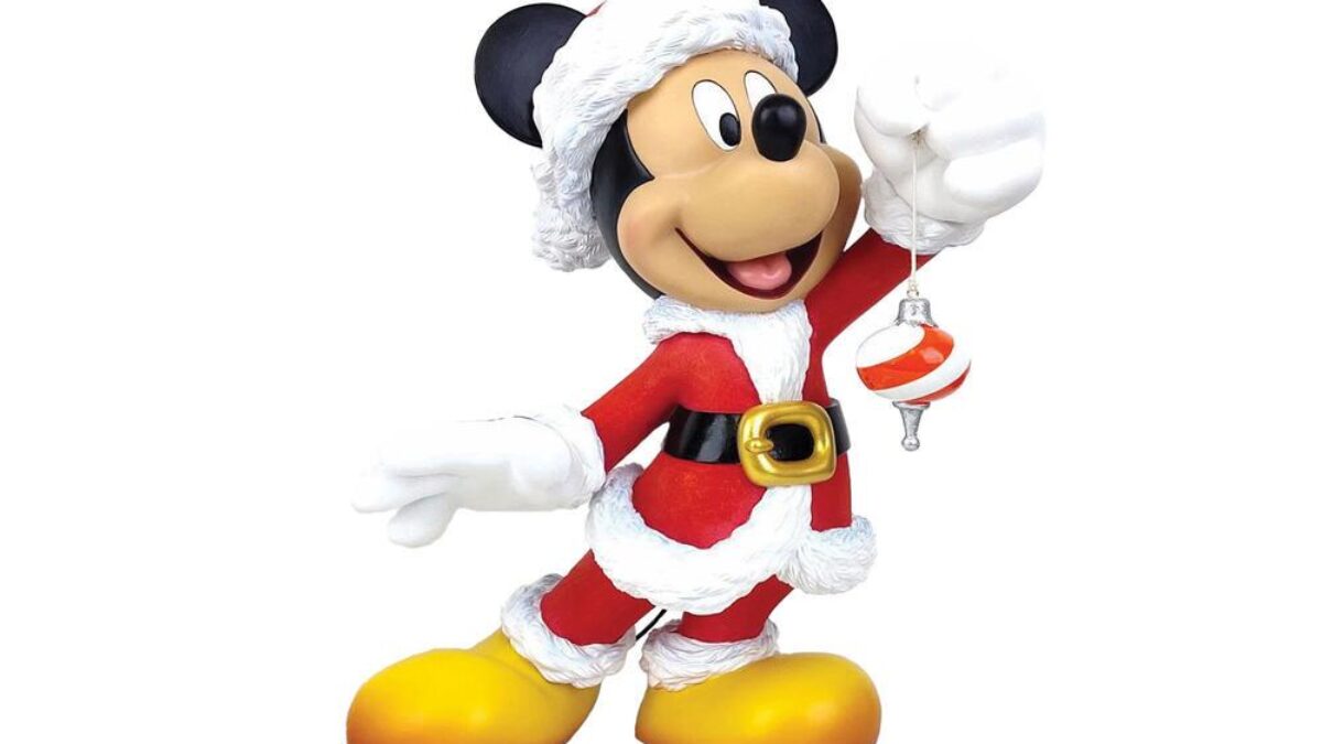  Hallmark Disney Mickey Mouse Skating Christmas Ornament : Home  & Kitchen