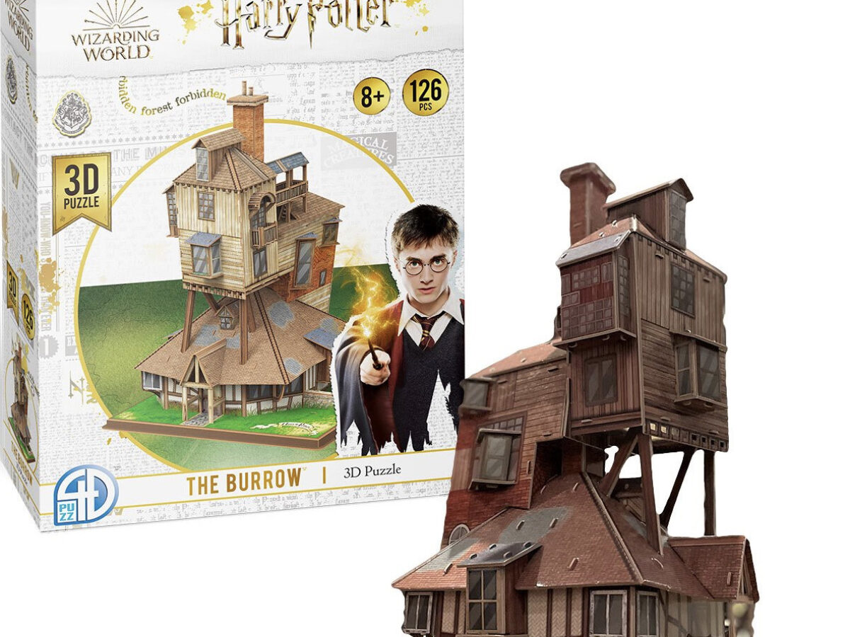 Harry Potter 3D Puzzle - Burrow, Mat, and Directions Only Sealed