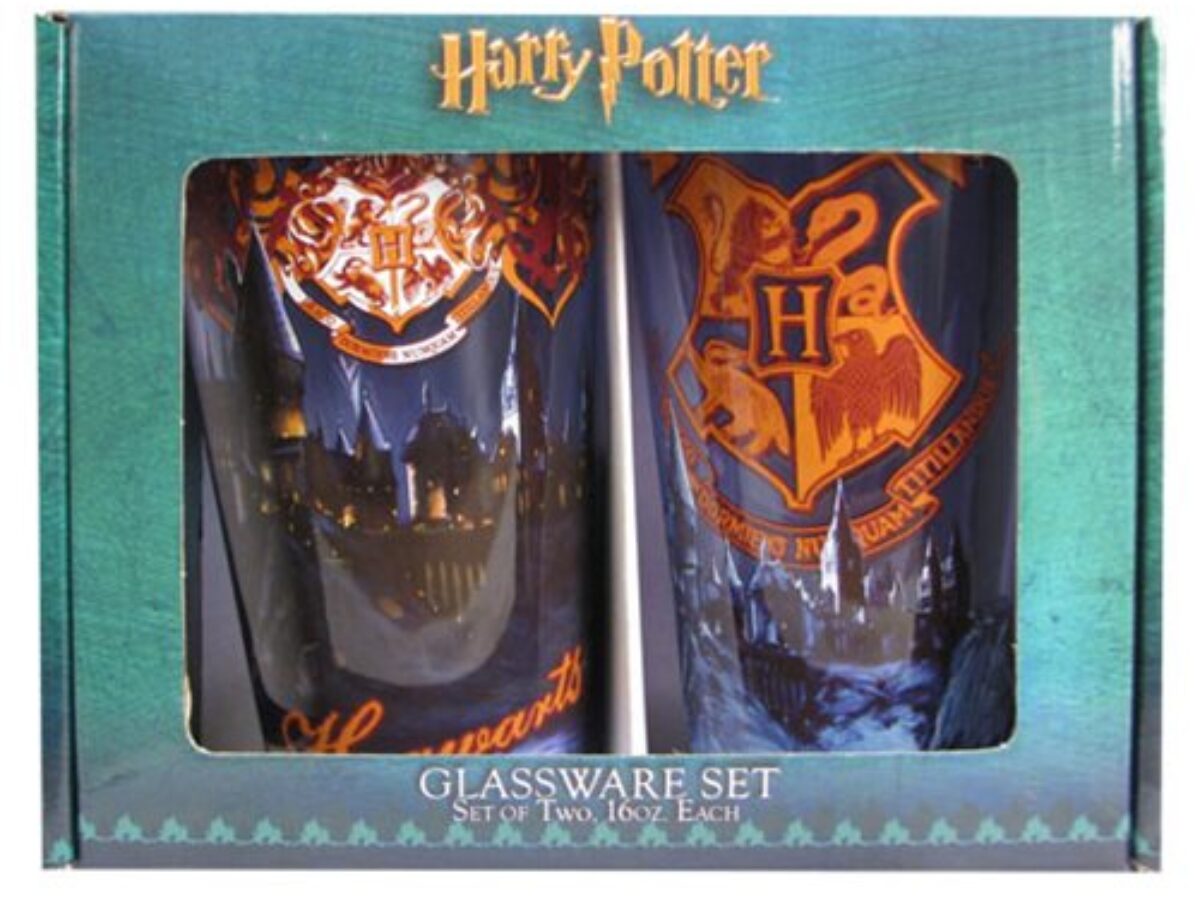 Harry Potter Hogwarts Glass Cookie Jar - Entertainment Earth