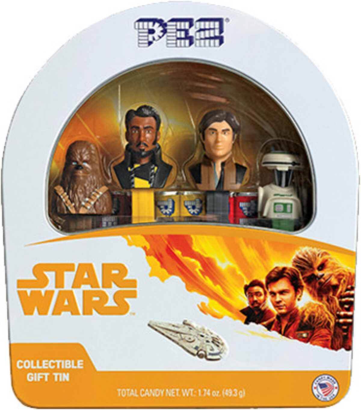 Pez Star Wars gift set in tin collectors case