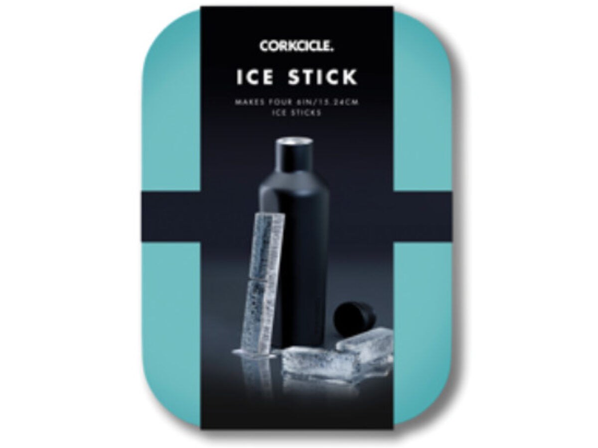 Corkcicle Prism Stemless Glass, Set of 2 - Ice Blue