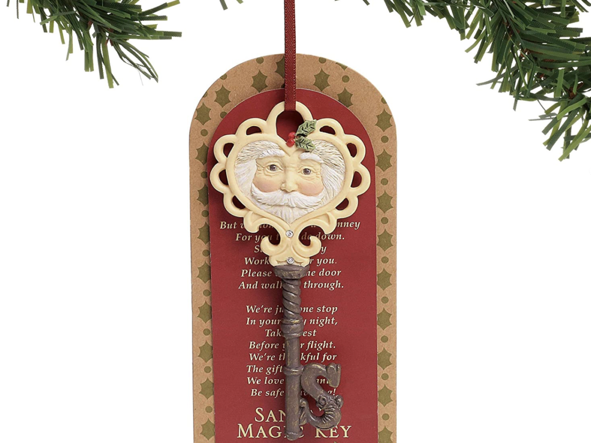 Santa's Magical Key Ornament, Anchorage (AK) Gift Delivery