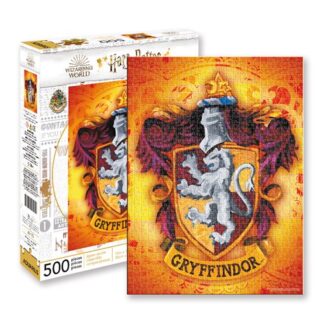 Harry Potter Gryffindor Logo 500 Piece Puzzle By Aquarius