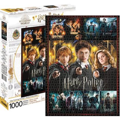 Harry Potter Movies 1000pc Puzzle By Aquarius