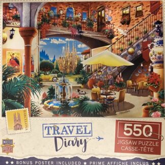 Barcelona Travel Diary 550pc Puzzle By Masterpieces