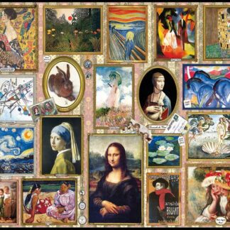 Great Paintings 1000pc Puzzle By White Mountain 1345pz