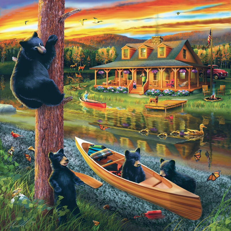 25 Bear Family Adventure 500pc Puzzle By Sunsout 46011