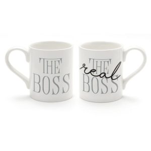Boss Real Boss Mug Set by Our Name Is Mud (6005717)