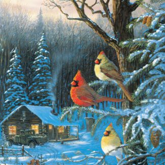 Cardinals Cabin Fever 1000pc Jigsaw Puzzle By Sunsout 71191