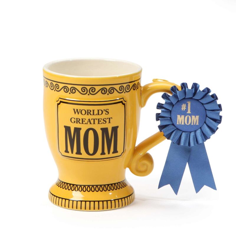 Greatest Mom Trophy Mug By Our Name Is Mud 6000064 2