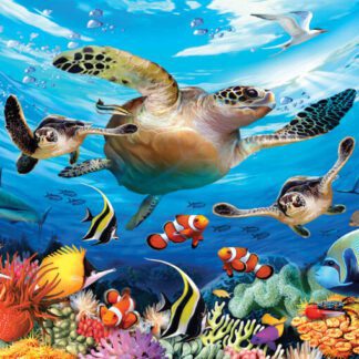 Journey Of The Sea Turtle 100pc Jigsaw Puzzle By Sunsout 81649