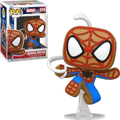 Marvel Holiday Gingerbread Spider Man 939 Pop Vinyl Figure