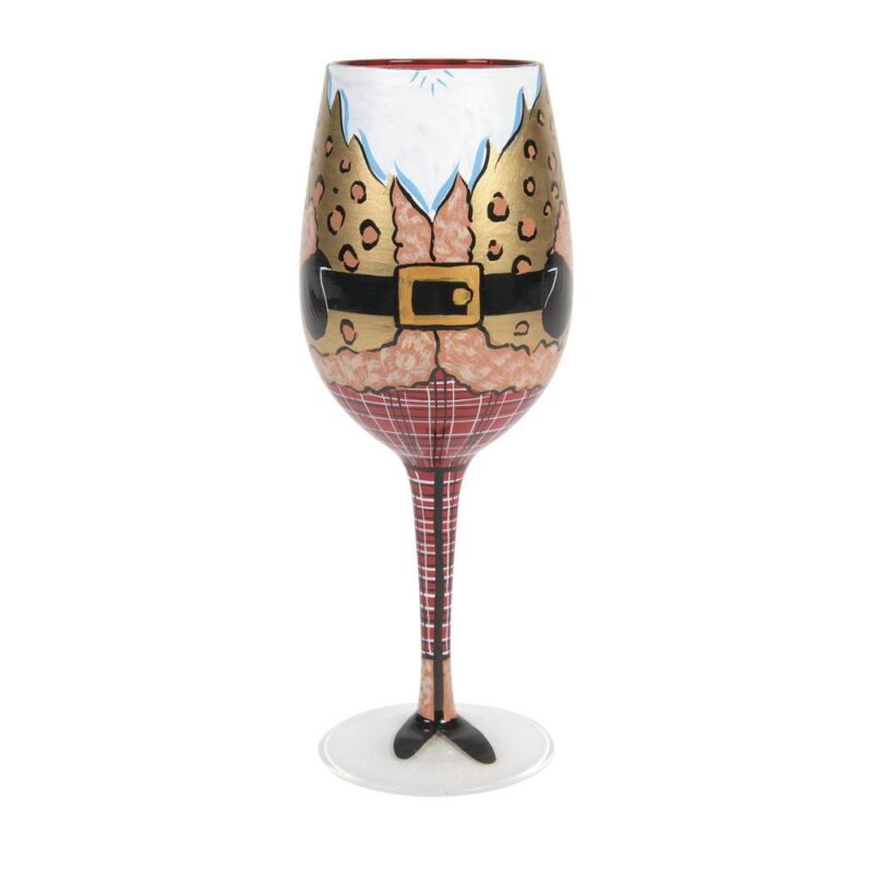 Snazzy Santa 15oz Wine Glass By Lolita 6007847 4