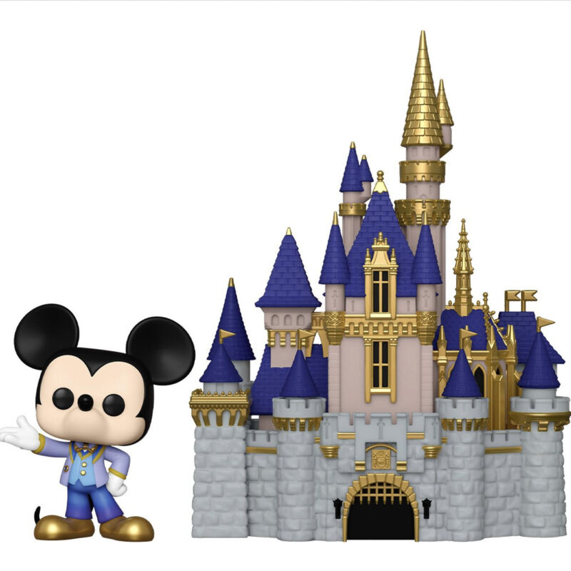 Walt Disney World 50th Anniversary Castle With Mickey Pop Vinyl Town 2