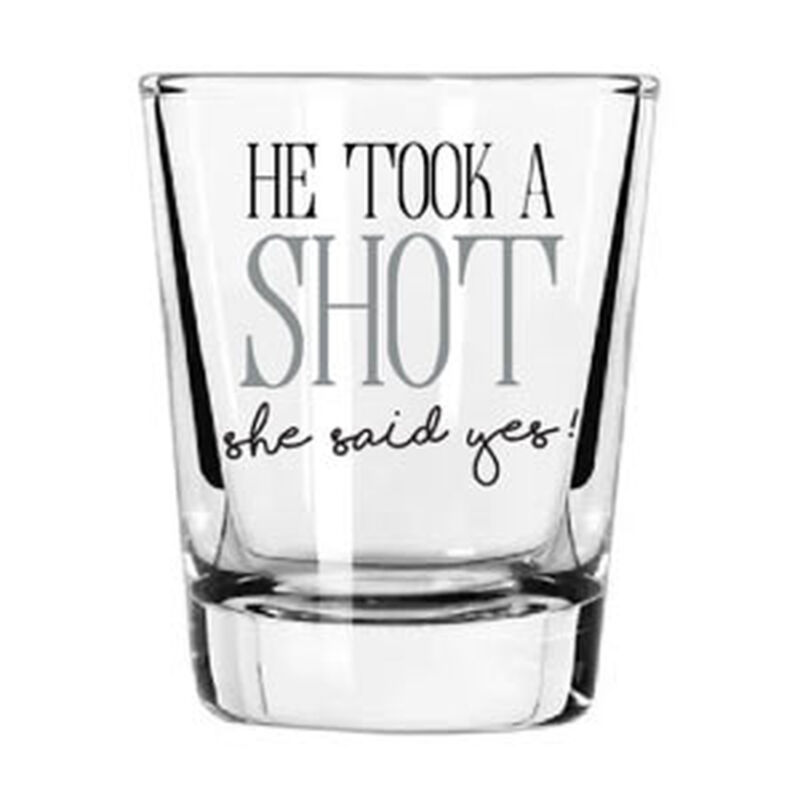Wedding Shot Glass By Our Name Is Mud 6006159