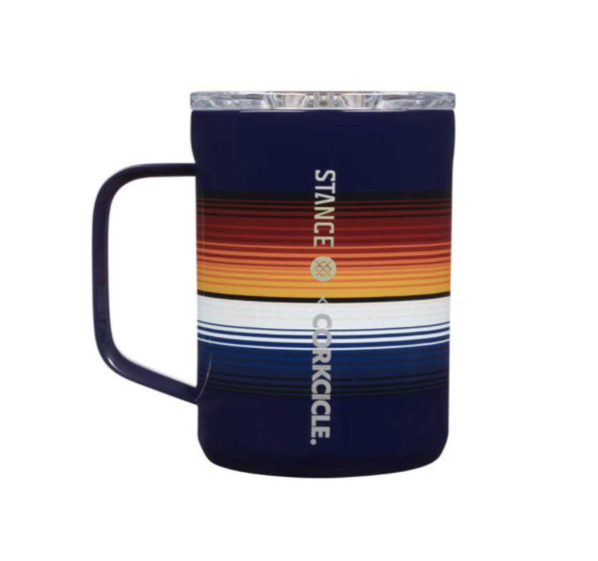 Corkcicle Fairisle Glass Mug Set 12oz