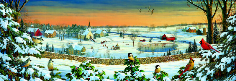 Winter Panorama 500pc Puzzle By Sunsout 29196