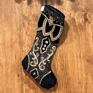 Black Gold Christmas 21 Inch Stocking By Katherines Collection 2