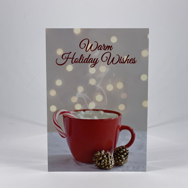 Christmas Card Warm Holiday Wishes 2