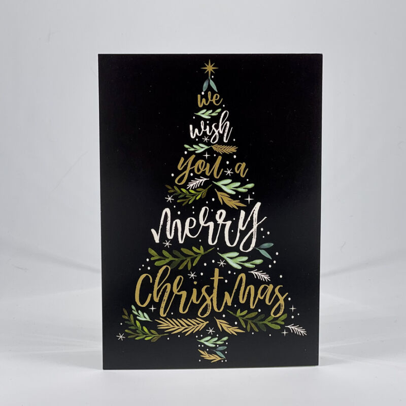 Christmas Card We Wish You A Merry Christmas