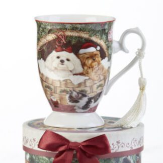 Christmas Pets Porcelain Mug 8154 6