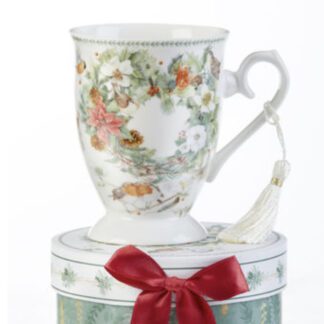 Christmas Wreath Porcelain Mug 8154 4 2