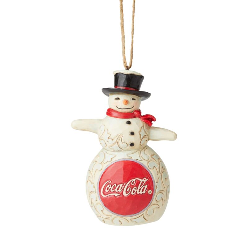 Coca Cola Snowman Ornament By Jim Shore 6003601