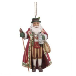 German Santa Ornament By Jim Shore 6009461 2