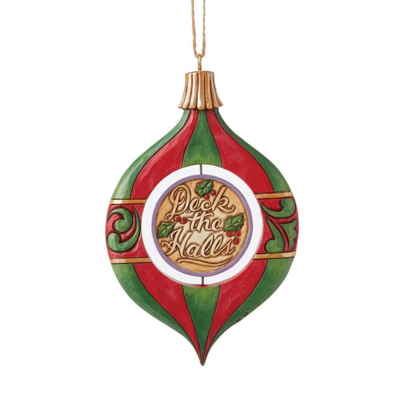 Santa Tree Rotating Ornament By Jim Shore Heartwood Creek Nd6009192 2