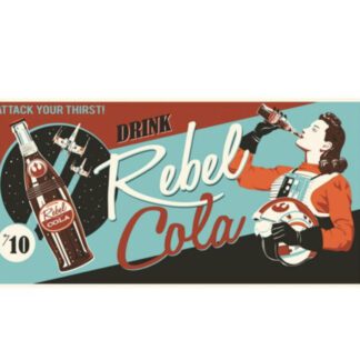Star Wars Rebel Cola By Steve Thomas Gallery Wrapped Canvas Giclee Art Print