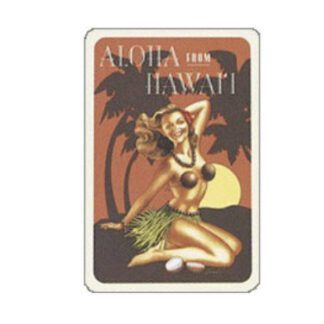 Coconut Girl Poster Playing Cards