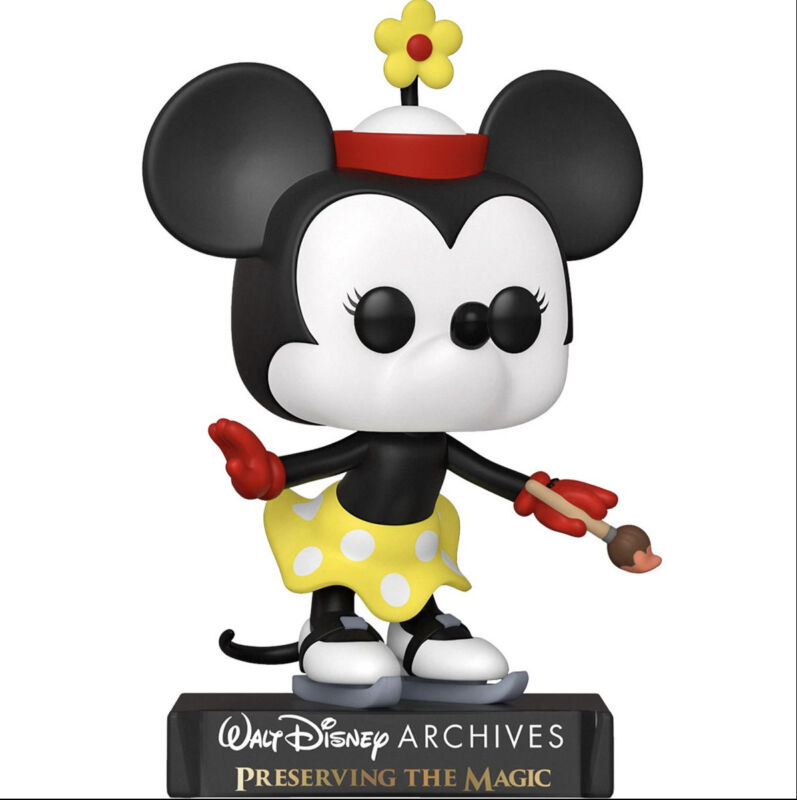 Disney Archives Minnie Mouse On Ice 1935 Pop Vinyl Figure