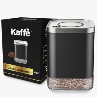 8 Oz Kaffe Coffee Canister Storage Container Stainless Steel