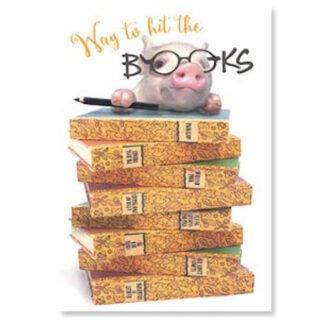 Graduation Card Way To Hit The Books By Leanin Tree Cards