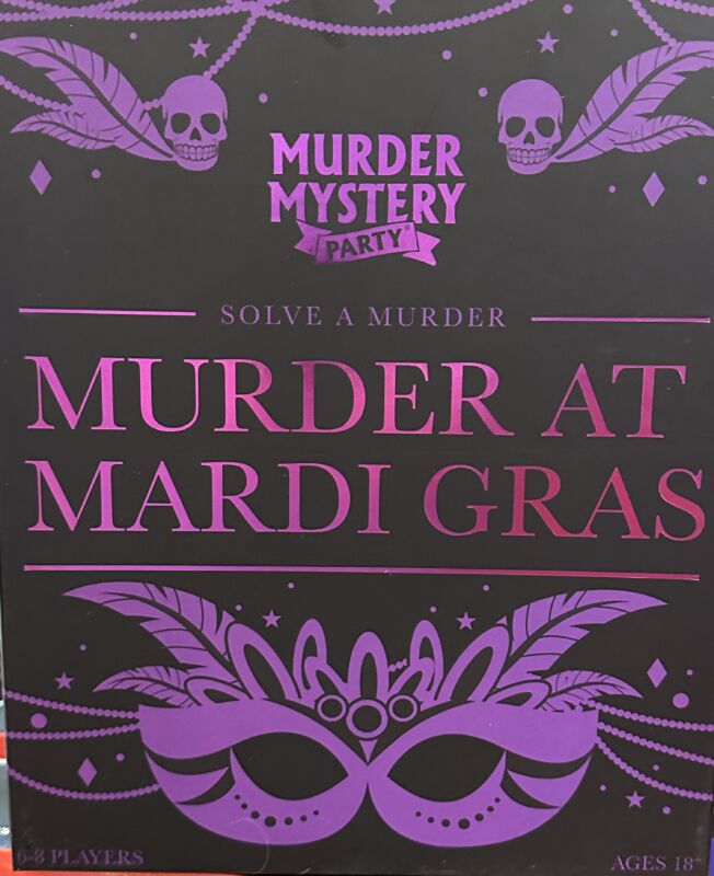 Murder At Mardi Gras Murder Mystery Party Games 2