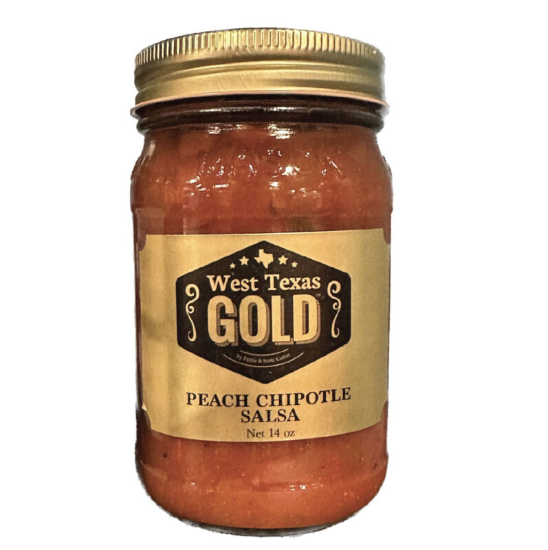 Peach Chipotle Salsa By West Texas Gold 10109