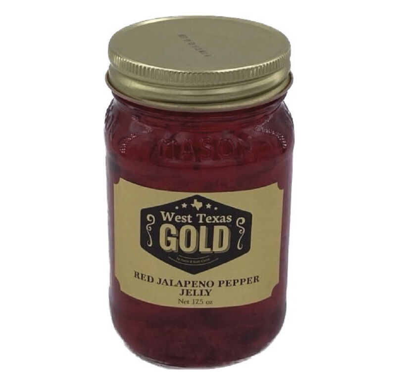 Red Jalapeno Pepper Jelly By West Texas Gold 10093 2