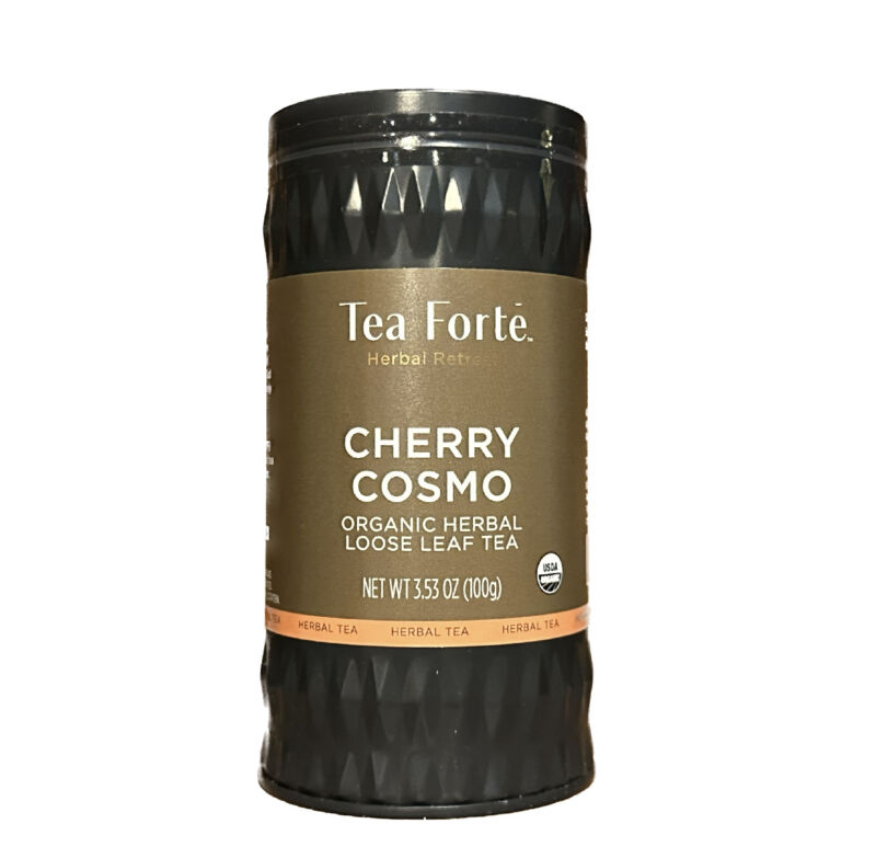 Cherry Cosmo Tea Herbal Retreat Loose Tea Canister By Tea Forte