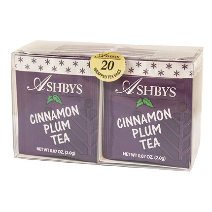 Cinnamon Plum Tea Bags Box Of 20 By Ashbys