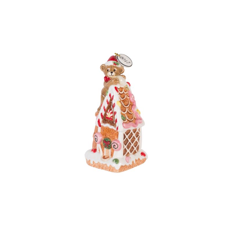 Reagan White House Gingerbread Dated Bell By Fitz And Floyd 55 005