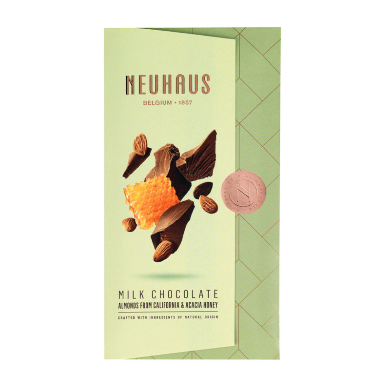 Neuhaus Tablet Milk Chocolate W Almond Honey 5021681