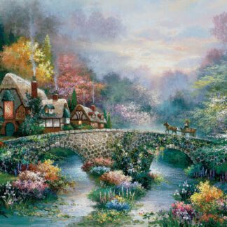 Peaceful Cottage 1000pc Jigsaw Puzzle By Sunsout 18030