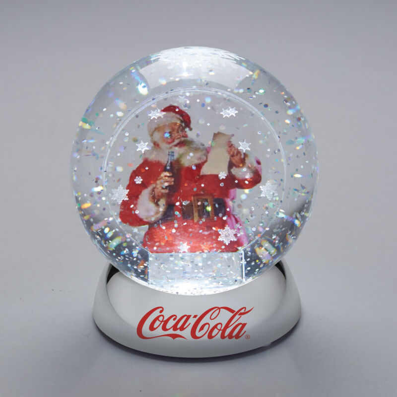 Santa With Coke Waterdazzler By Coca Cola 6000455